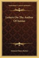 Letters On The Author Of Junius