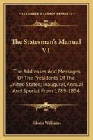 The Statesman's Manual V1