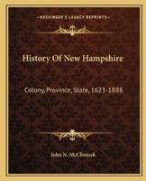 History Of New Hampshire