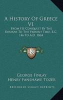 A History Of Greece V1