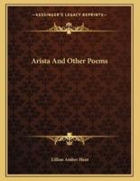 Arista And Other Poems