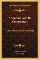 Ammonia And Its Compounds