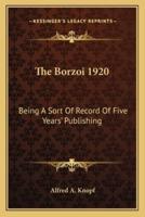 The Borzoi 1920