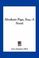Abraham Page, Esq.