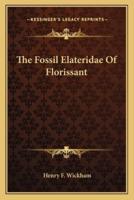The Fossil Elateridae Of Florissant