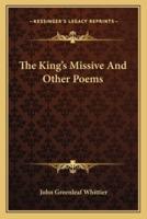 The King's Missive and Other Poems