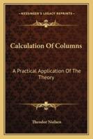 Calculation Of Columns