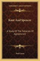 Kant And Spencer