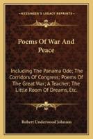 Poems Of War And Peace