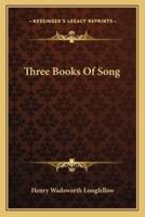 Three Books Of Song