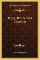 Types Of American Character