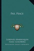 Pax, Peace