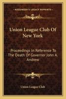 Union League Club Of New York