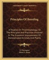 Principles Of Breeding