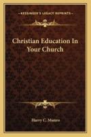 Christian Education In Your Church