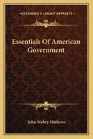 Essentials Of American Government