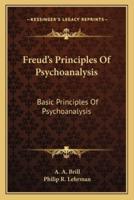 Freud's Principles Of Psychoanalysis