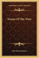 Poems Of The West