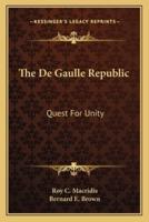 The De Gaulle Republic