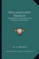 Williamstown Branch