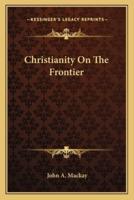 Christianity On The Frontier