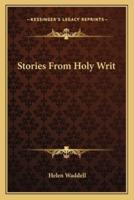 Stories From Holy Writ