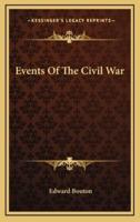 Events of the Civil War