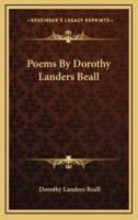 Poems by Dorothy Landers Beall