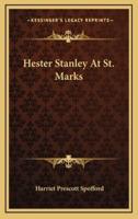 Hester Stanley at St. Marks