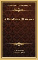 A Handbook Of Weaves