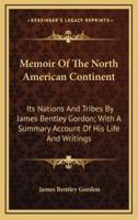 Memoir of the North American Continent