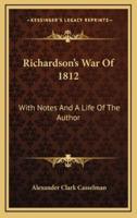 Richardson's War Of 1812