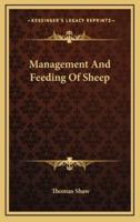 Management and Feeding of Sheep