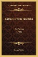 Extracts From Juvenilia