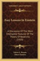 Easy Lessons In Einstein