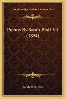 Poems By Sarah Piatt V1 (1894)