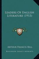 Leaders Of English Literature (1915)