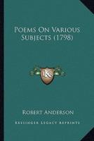 Poems on Various Subjects (1798)