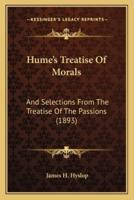 Hume's Treatise Of Morals