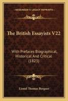 The British Essayists V22