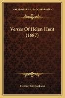 Verses Of Helen Hunt (1887)