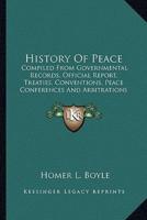 History Of Peace