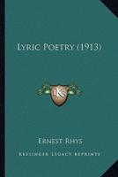 Lyric Poetry (1913)