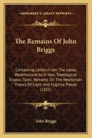 The Remains Of John Briggs