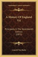 A History Of England V4