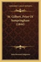 St. Gilbert, Prior Of Sempringham (1844)