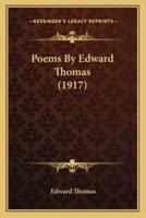 Poems by Edward Thomas (1917)