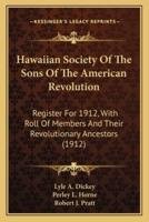 Hawaiian Society Of The Sons Of The American Revolution