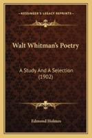 Walt Whitman's Poetry