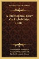 A Philosophical Essay On Probabilities (1902)